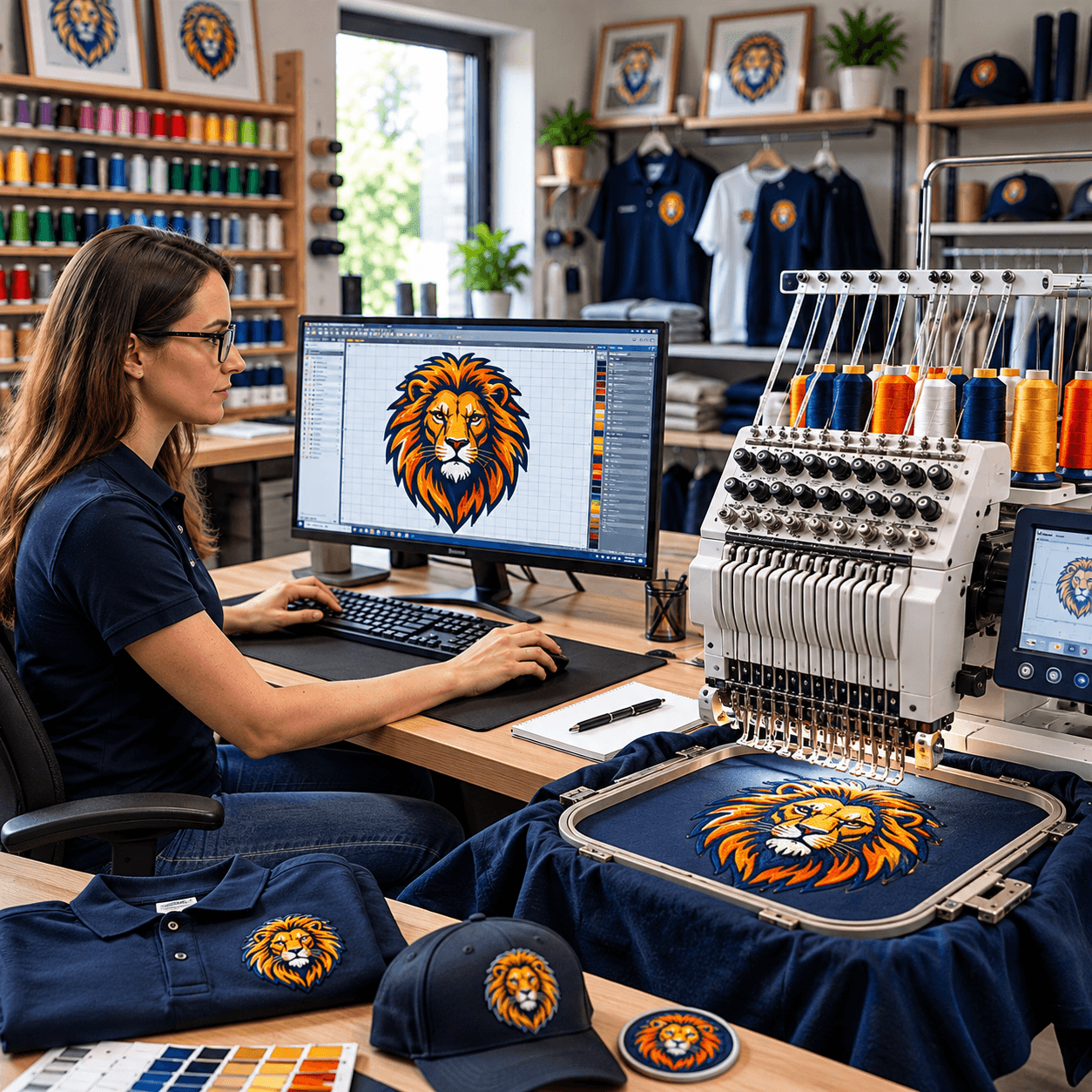 Embroidery Digitizing service example