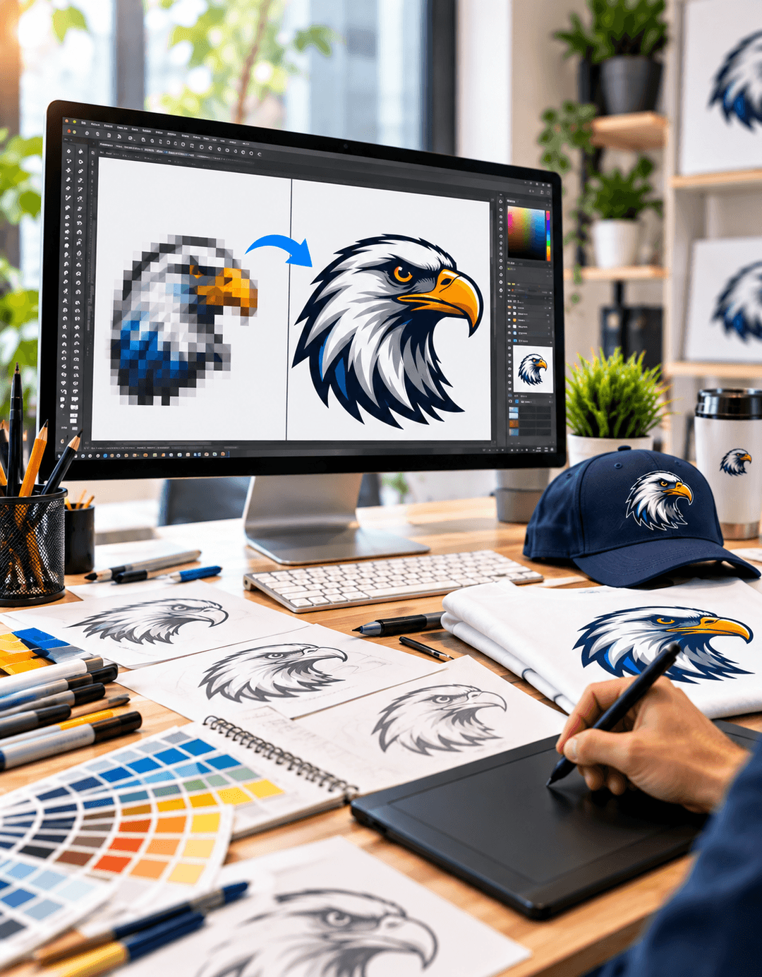 Promotional product artwork and mockup services